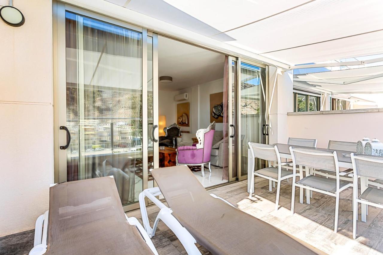 Ribera Del Puerto - Luxe Apartement With Great Terrace And Sea View 푸에르토 데 모간 외부 사진