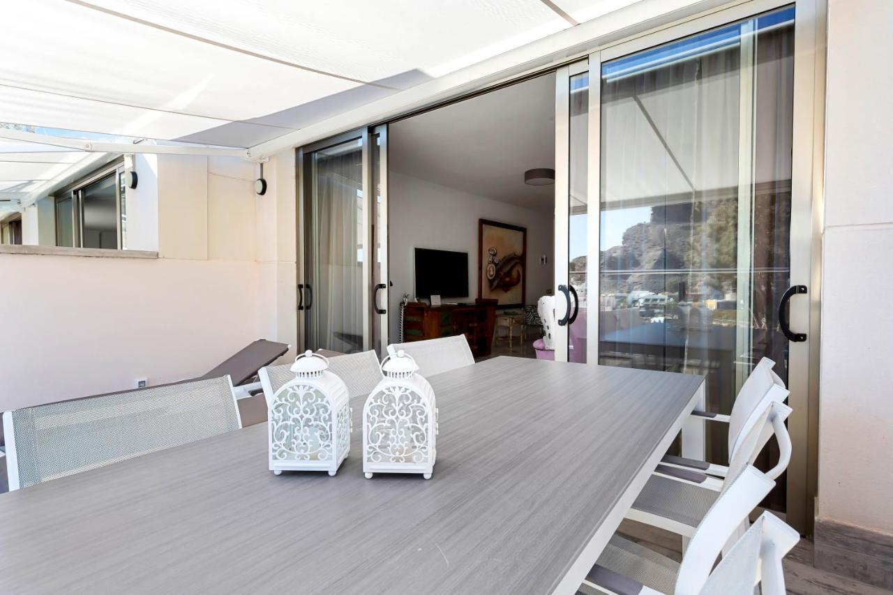 Ribera Del Puerto - Luxe Apartement With Great Terrace And Sea View 푸에르토 데 모간 외부 사진